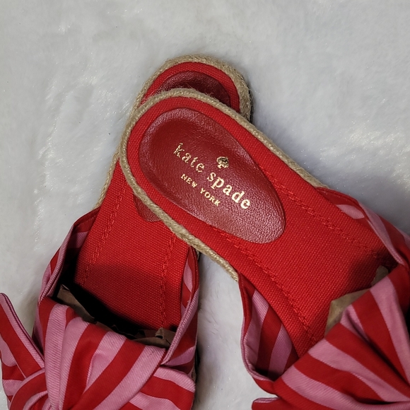Kate Spade Caliana Red Stripped Slip-on Size 7M - Picture 2 of 12